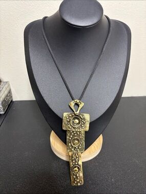 Chanour Handmade Unique Handcrafted Boho Bronze Necklace